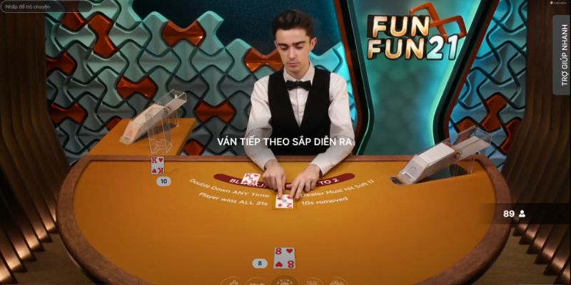 Diễn biến Blackjack trực tuyến